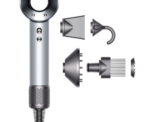 Beauty and hair tools cover photo collage