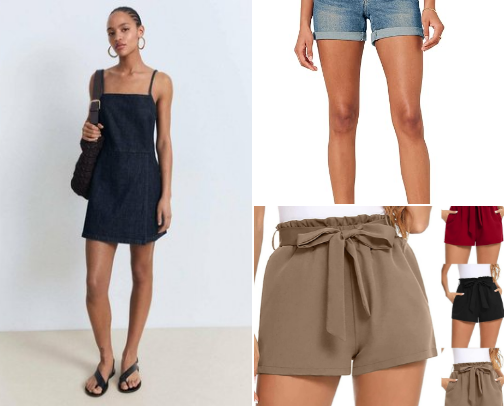 Abbigliamento donna estivo cover photo collage
