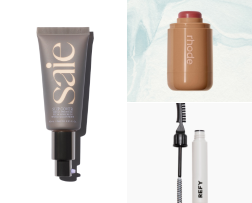 Beauty must-haves cover photo collage