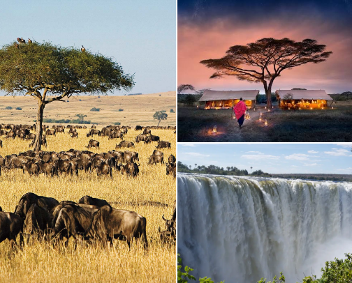 Visit Africa cover photo collage