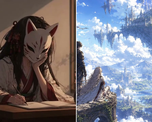 Best Work Study BGM cover photo collage