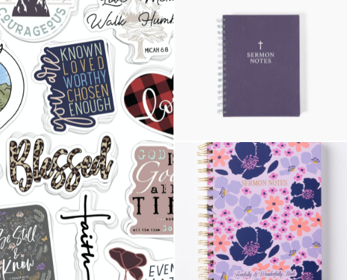 Planners and stationary for the organizer in your life! cover photo collage