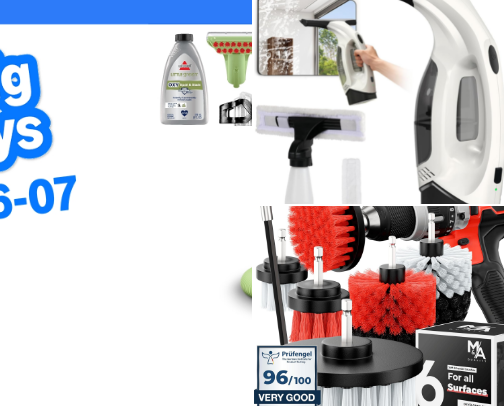 Our Cleaning Gadgets cover photo collage