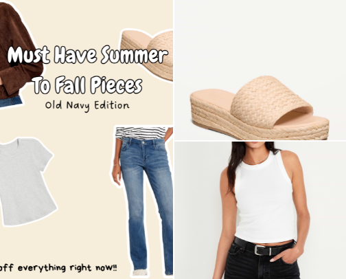 Summer To Fall Must Haves - Old Navy Edtion cover photo collage