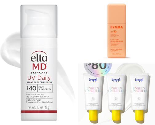 Fav sunscreens cover photo collage