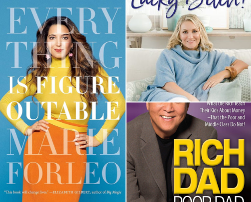 Books that changed how I think about money cover photo collage