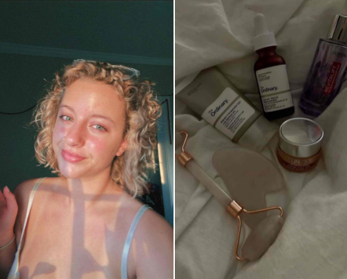 skincare to slay the natural look, sans makeup 🤭 cover photo collage