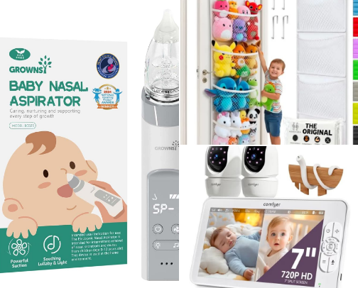 Baby items i swear by! cover photo collage