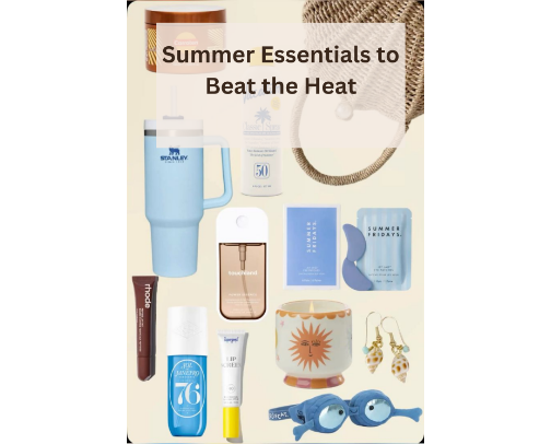 Summer Essentials to Beat the Heat ☀️🍉✨ cover photo collage