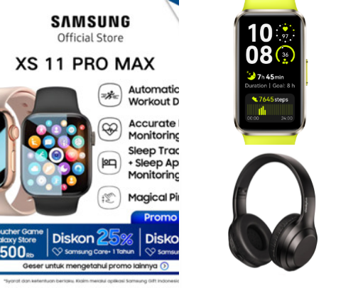 Electronics, Computer and Accessories ⌚️📱📷 cover photo collage