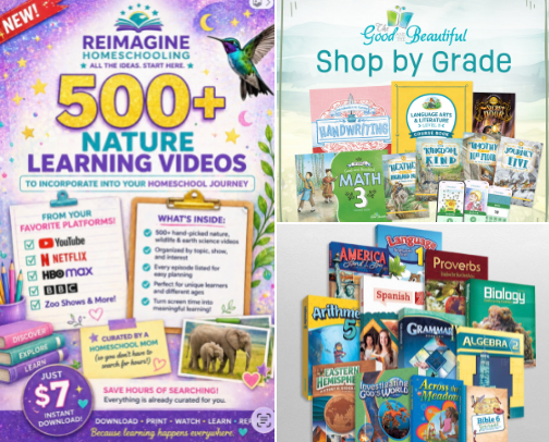 Homeschool Resources cover photo collage