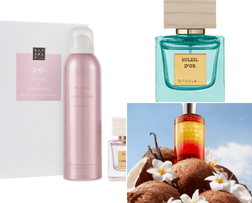 Summer perfumes 🏝️ cover photo collage
