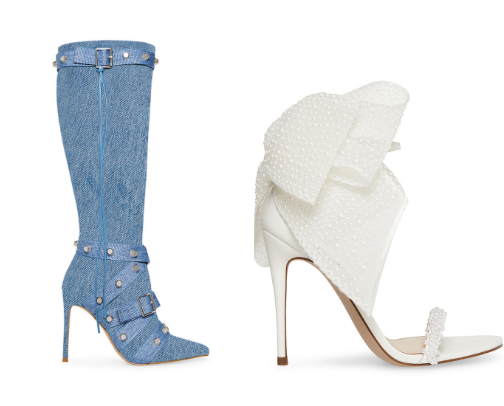 Women's shoes cover photo collage