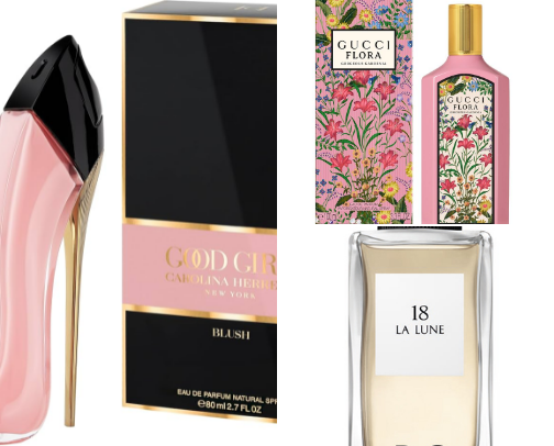My favorite perfume fragrances cover photo collage