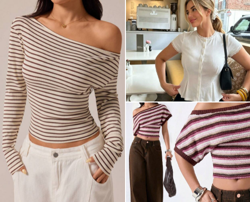 🌸 Feminine Tops Outfit Inspo 🌸🤍 cover photo collage