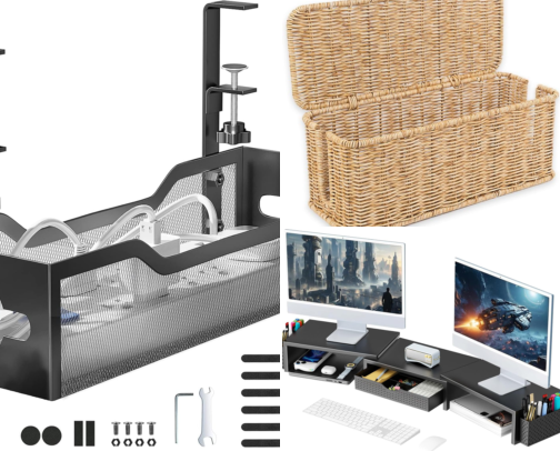 Amazon Home Office Finds I’d Actually Recommend for a Calm Workspace cover photo collage