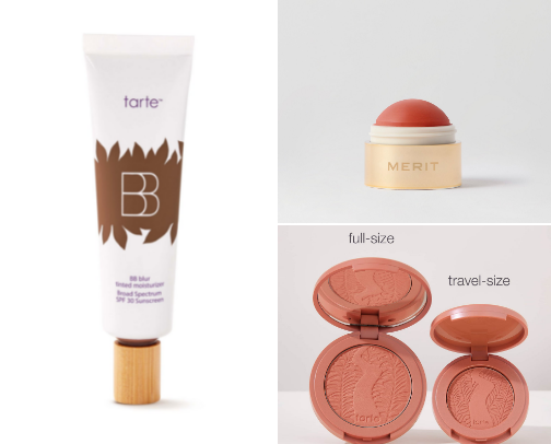 current favorite beauty things cover photo collage