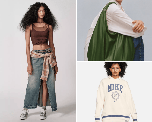 Clothing cover photo collage
