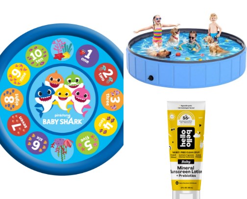 summer fun for the babies! cover photo collage