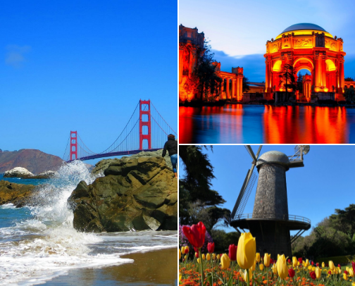 Things to do in the Bay Area cover photo collage