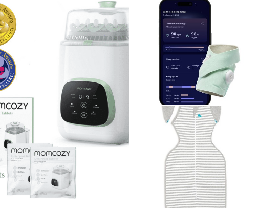 First time mom must haves 🍼 cover photo collage