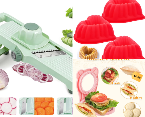 My favorite kitchen gadgets cover photo collage