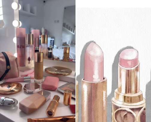 favorite makeup products cover photo collage