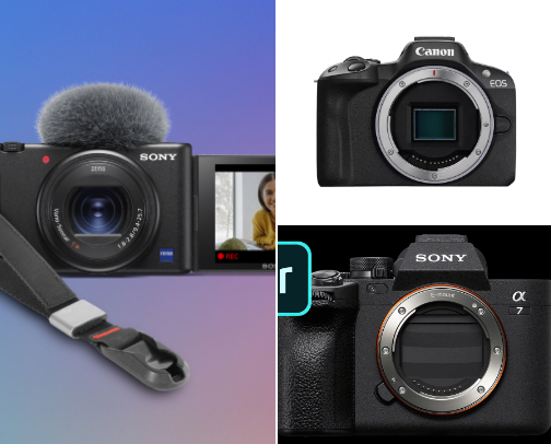 Tech gear for content creatos and artists cover photo collage