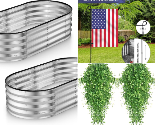 Outdoor decor cover photo collage