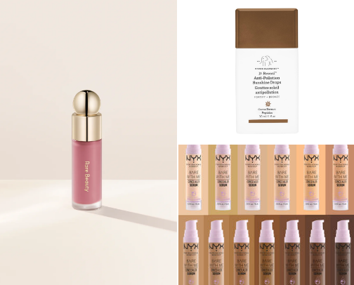 acne safe products✨ cover photo collage