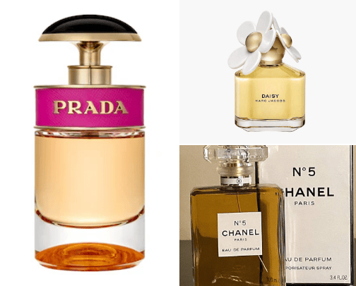 Best women perfumes cover photo collage