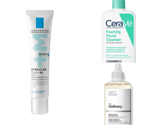 For the breakout days: Skin care for acne-prone skin ✨ cover photo collage