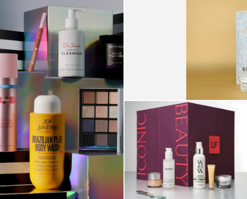 2026 beauty advent calendars cover photo collage