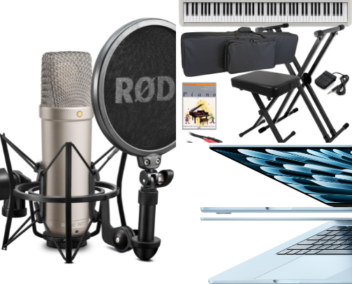 Recording Essentials cover photo collage
