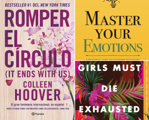 My favorite book recs cover photo collage