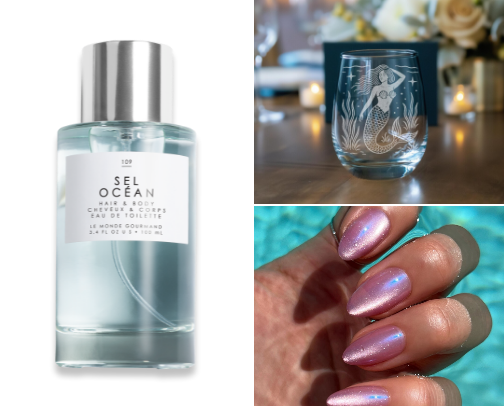 For the "I'm-Secretly-a-Mermaid" Girlies cover photo collage