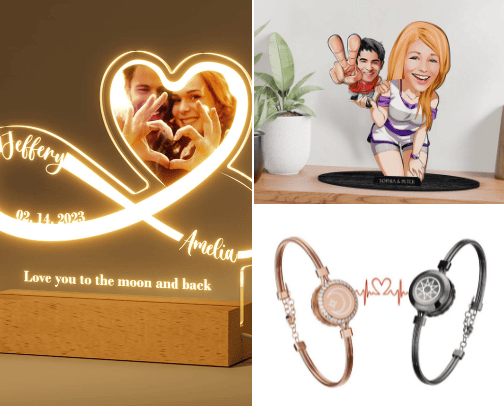 Romantic Gift Ideas: Make Your Loved One's Heart Skip a Beat! cover photo collage