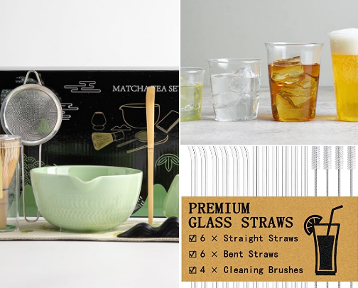 at-home matcha cover photo collage