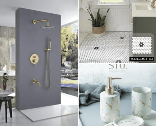 Small bathroom Renovation Idea cover photo collage