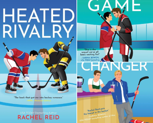 Rachel Reid Books cover photo collage