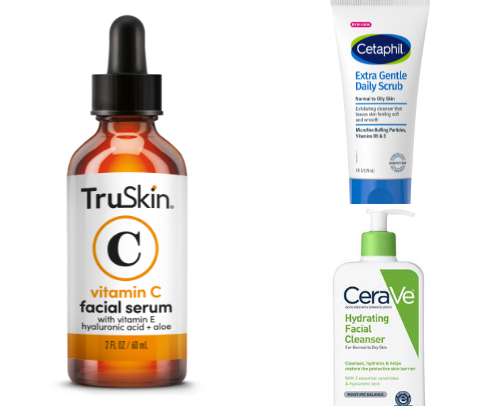 Glow-Up Essentials for Under 20 dollars cover photo collage