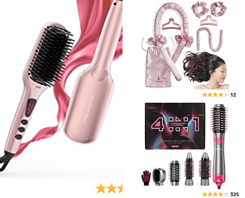 Hairstyling cover photo collage