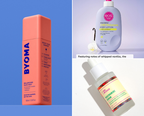 Daily skincare cover photo collage