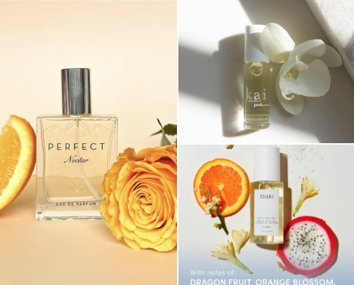 A fragrance aficionado's list of oh so lovely, favorite scents!✨✨✨ cover photo collage