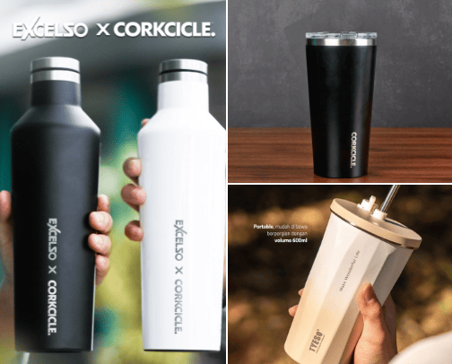 Tumbler Praktis dan Fungsional untuk Minuman On-the-Go cover photo collage