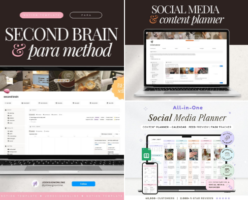 my productive & content creation tools cover photo collage