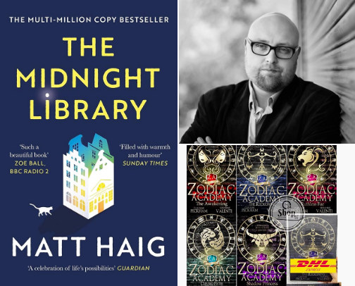 Book recommendations cover photo collage