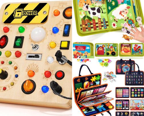 Educational Toys for Kids cover photo collage