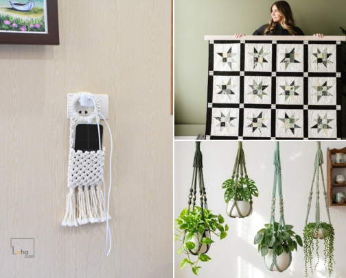 Macrame Headphone Holders That Saved My Walls From Nail Holes cover photo collage