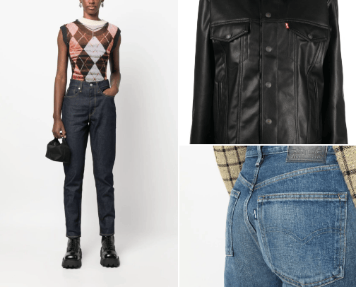 Levi's for Women cover photo collage
